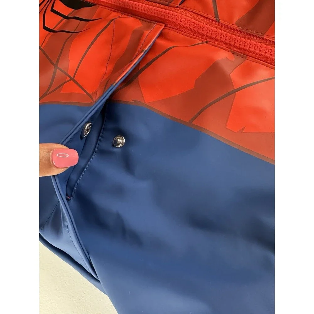 MARVEL AMAZING SPIDERMAN Warm Fleece Lined Waterproof Raincoat 3-4 Year‎ VGC
